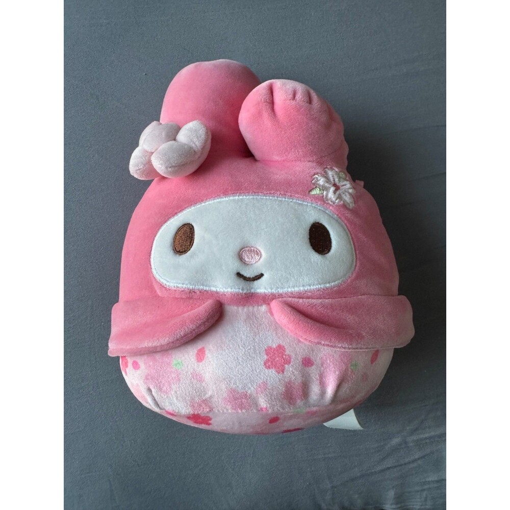 Squishmallows Plush My Melody Sakura Cherry Blossom 8" Sanrio Flower Pink Cute